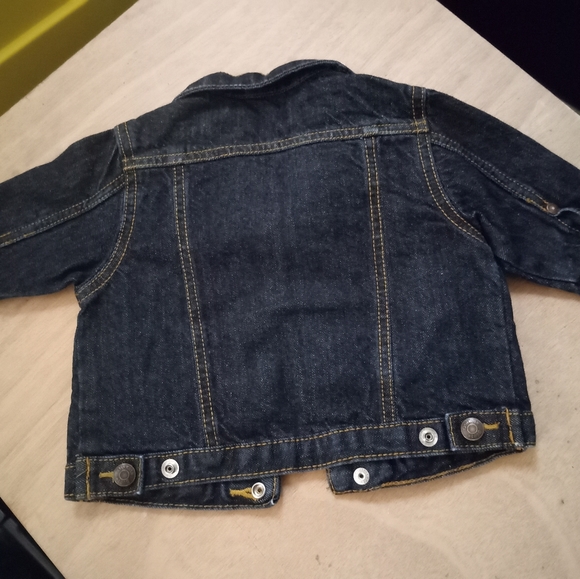 NWOT 6m OshKosh B'gosh Dark Blue Denim Jacket - Picture 6 of 6